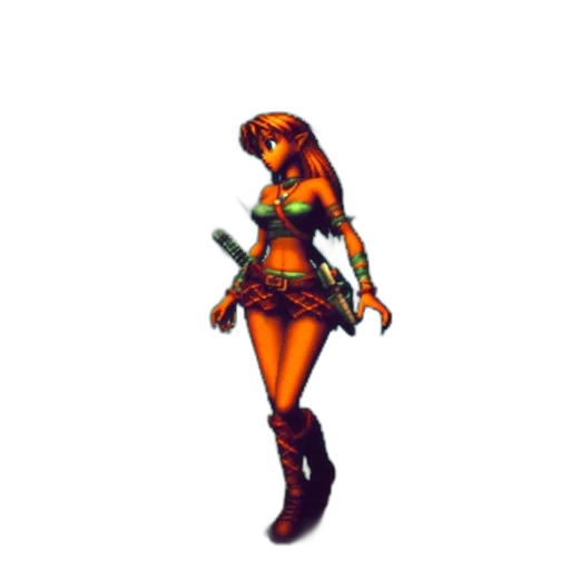 weapon, staff, dress, sword transparent PNG cut-out