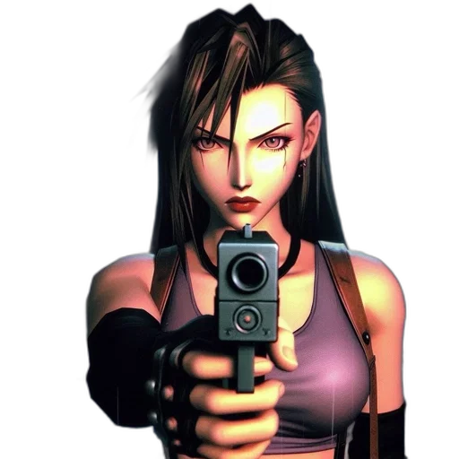 weapon, staff, cyberpunk, 3d render transparent PNG cut-out