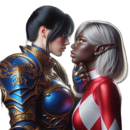fantasy art, concept art, comic book art, photorealistic transparent PNG cut-out