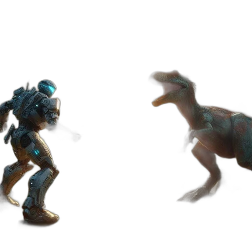 creature, robot, animal, dragon transparent PNG cut-out