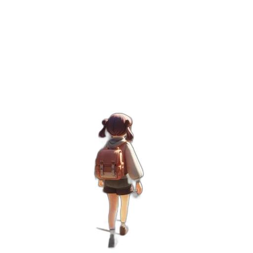 dress, jacket, staff, robot transparent PNG cut-out