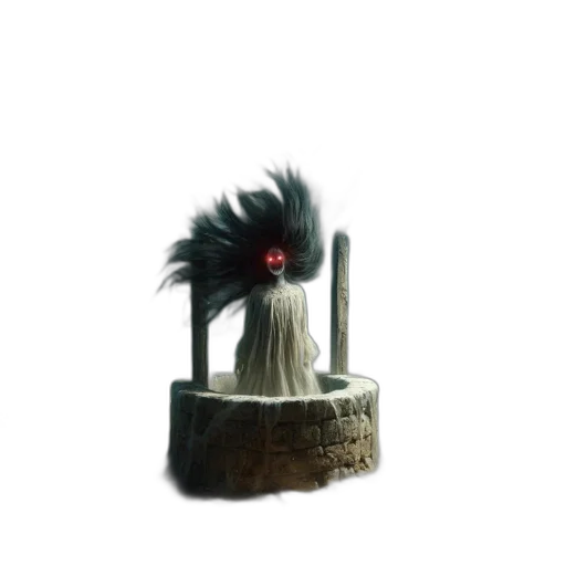 staff, hair, creature, crown transparent PNG cut-out