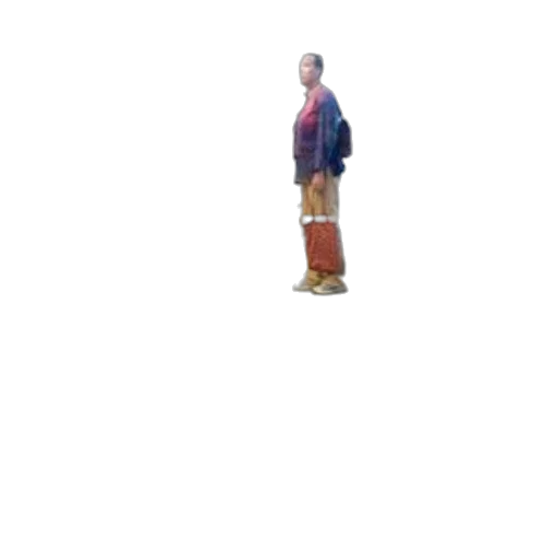jacket, staff, creature, animal transparent PNG cut-out