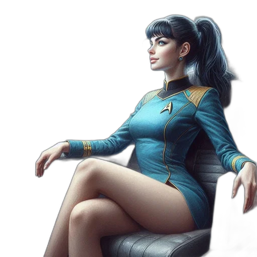 dress, jacket, robot, fantasy art transparent PNG cut-out