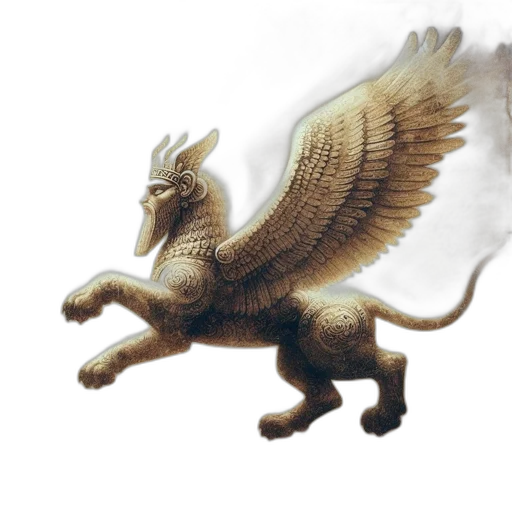 dragon, creature, staff, animal transparent PNG cut-out