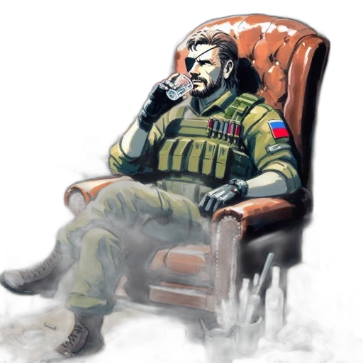 jacket, face, mask, staff transparent PNG cut-out