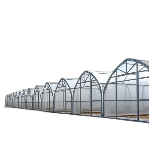 building, 3d render, concept art, row transparent PNG cut-out