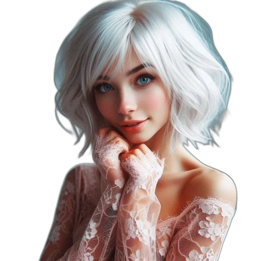 face, dress, hair, mask transparent PNG cut-out