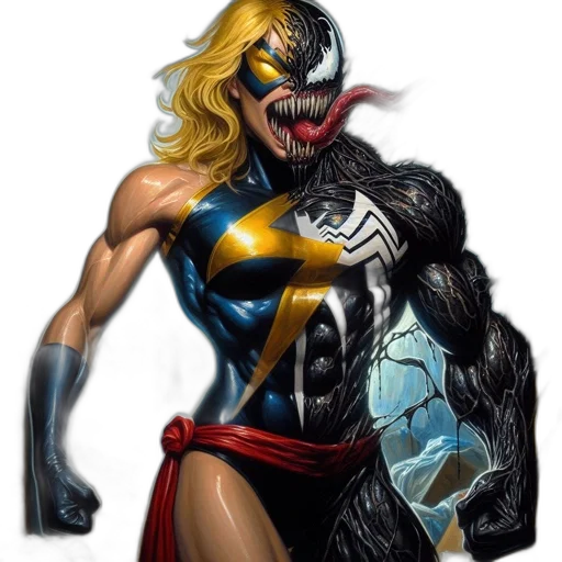 mask, comic book art, concept art, fantasy art transparent PNG cut-out
