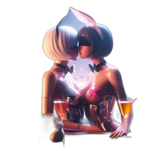 robot, dress, furniture, crown transparent PNG cut-out