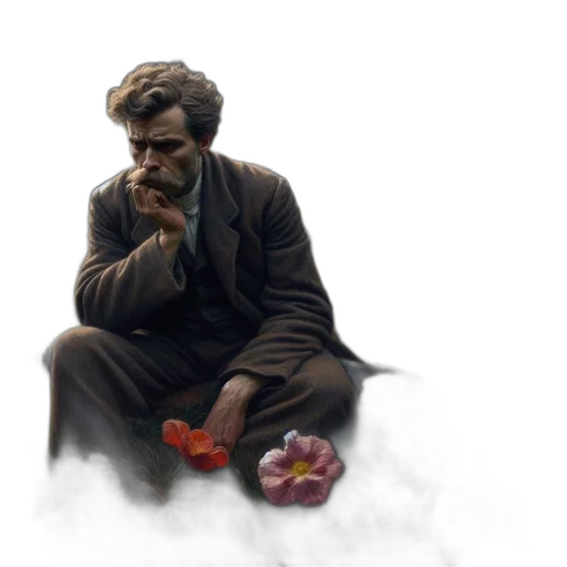 flower, face, shoes, concept art transparent PNG cut-out