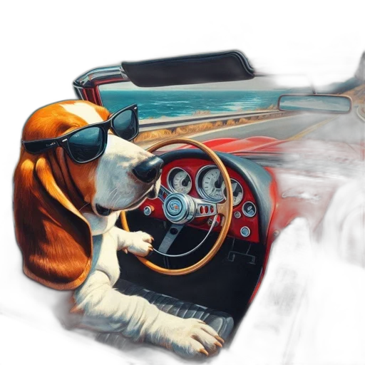 car, weapon, jacket, robot transparent PNG cut-out