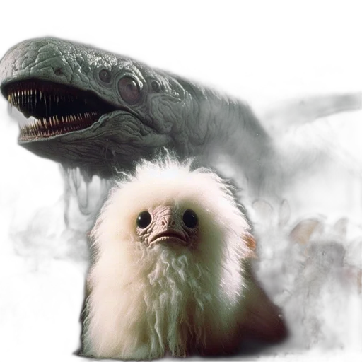 creature, animal, dragon, hair transparent PNG cut-out