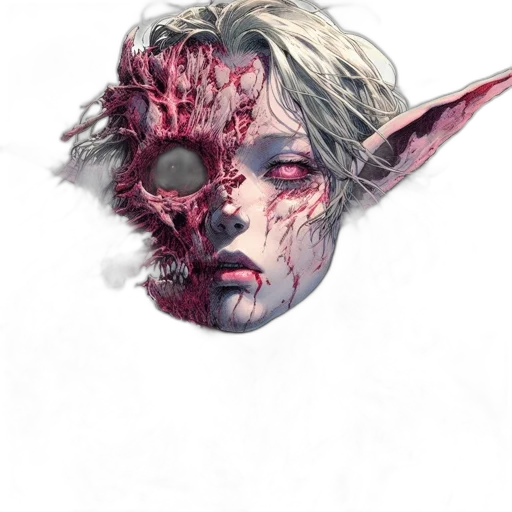 mask, face, creature, concept art transparent PNG cut-out