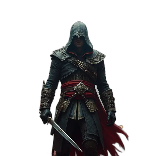 sword, weapon, staff, jacket transparent PNG cut-out