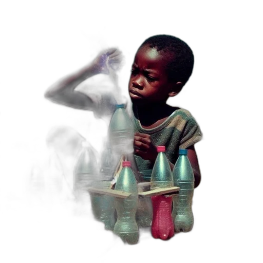 bottle, weapon, robot, concept art transparent PNG cut-out