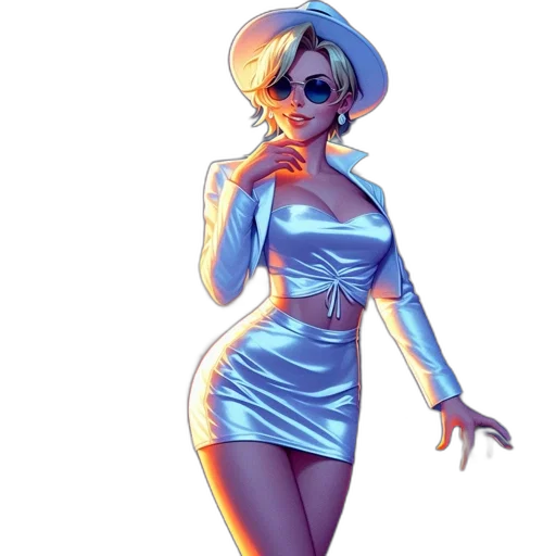 dress, concept art, comic book art, cartoon transparent PNG cut-out