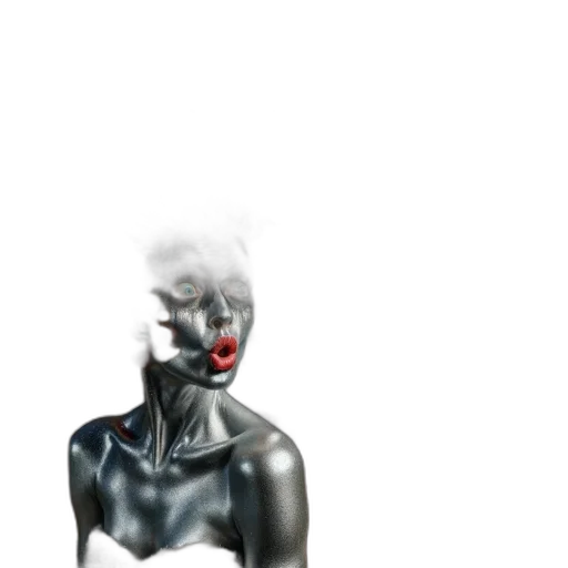 mask, robot, face, creature transparent PNG cut-out