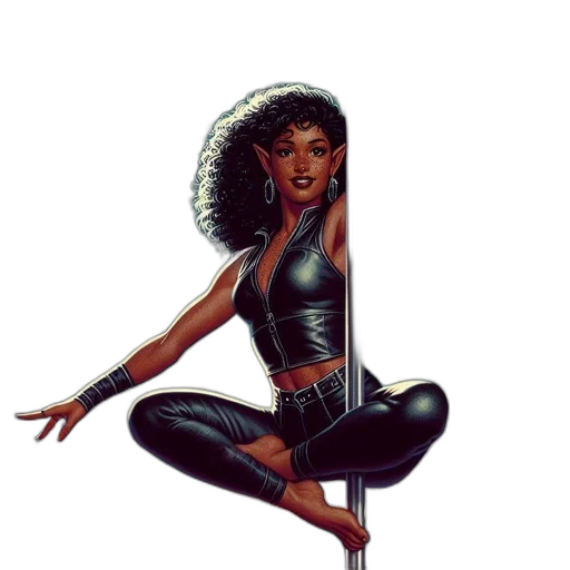 comic book art, concept art, cartoon, fantasy art transparent PNG cut-out