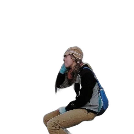 jacket, hat, creature, shoes transparent PNG cut-out