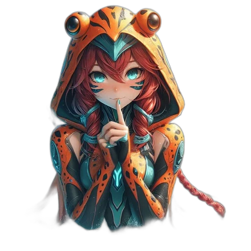 mask, staff, jacket, creature transparent PNG cut-out
