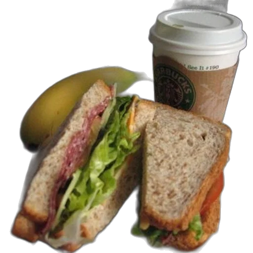 food, photorealistic, 3d render, sandwich transparent PNG cut-out