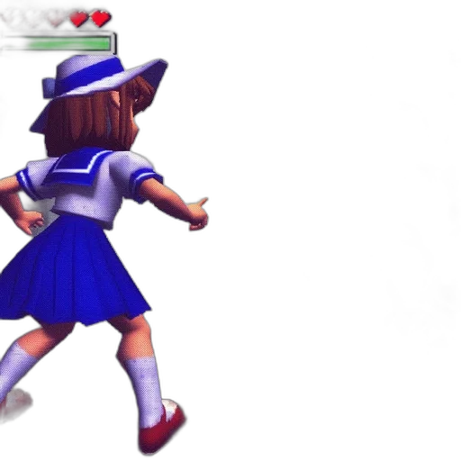 dress, robot, staff, 3d render transparent PNG cut-out