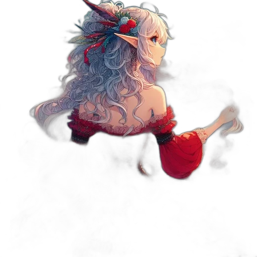 dragon, dress, crown, creature transparent PNG cut-out