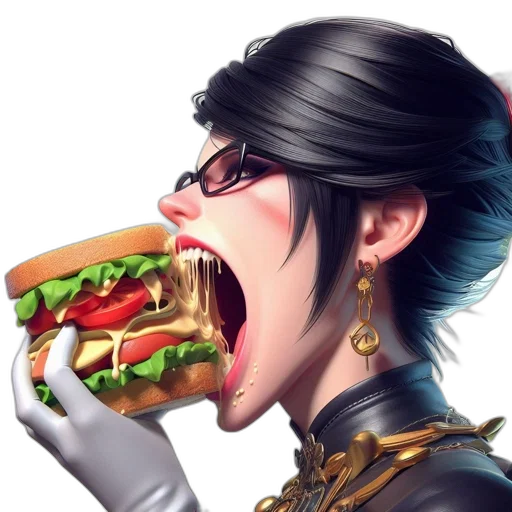 food, animal, face, concept art transparent PNG cut-out