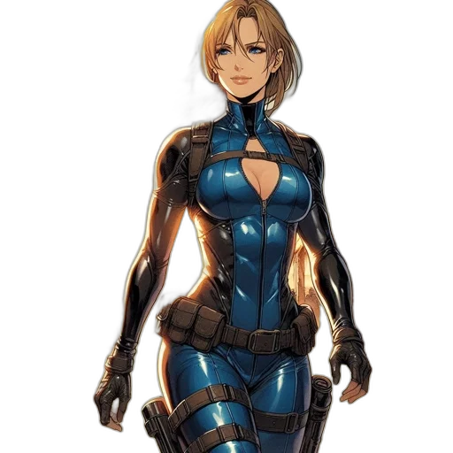 robot, dress, concept art, comic book art transparent PNG cut-out