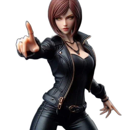 jacket, concept art, 3d render, comic book art transparent PNG cut-out