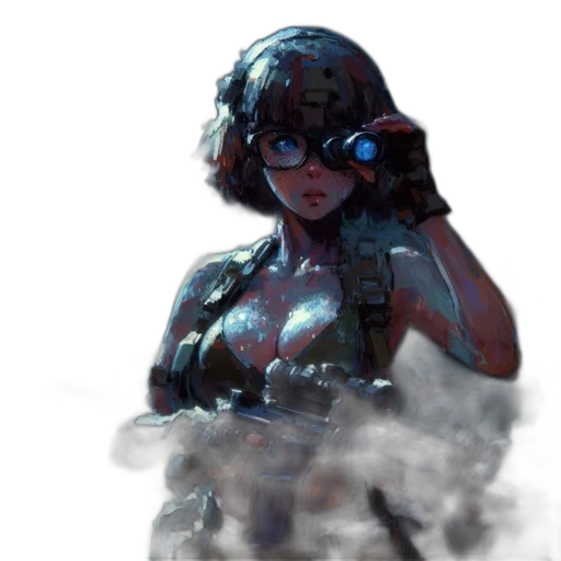 weapon, robot, dress, mask transparent PNG cut-out