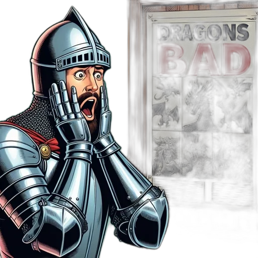 sword, robot, weapon, comic book art transparent PNG cut-out