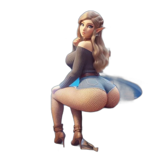 dress, staff, concept art, fantasy art transparent PNG cut-out