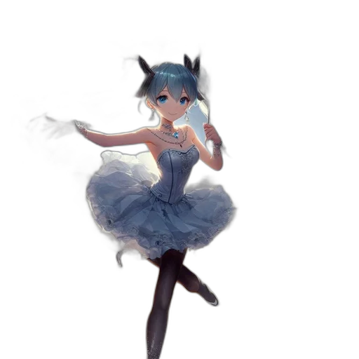 dress, staff, creature, robot transparent PNG cut-out