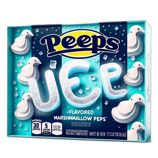 food, packaging, peeps, ice transparent PNG cut-out