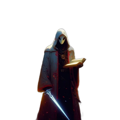 staff, sword, jacket, weapon transparent PNG cut-out