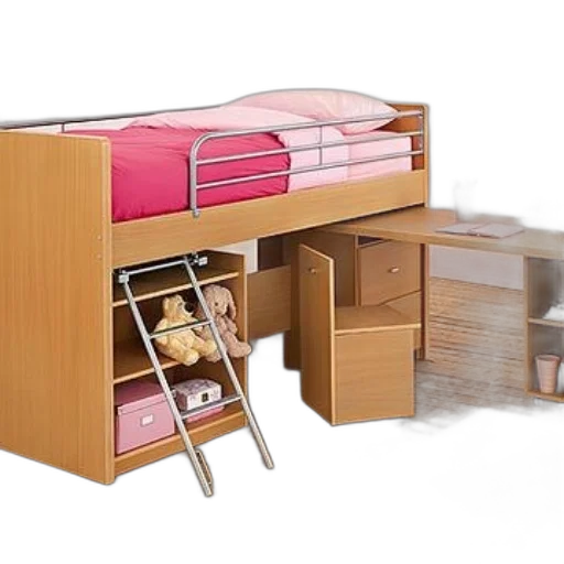 furniture, 3d render, cozy, bedroom transparent PNG cut-out