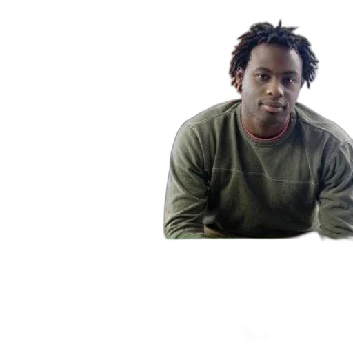staff, jacket, face, hair transparent PNG cut-out