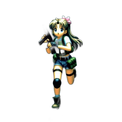 weapon, staff, pixel art, 3d render transparent PNG cut-out