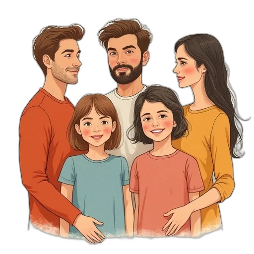 cartoon, watercolor, concept art, comic book art transparent PNG cut-out