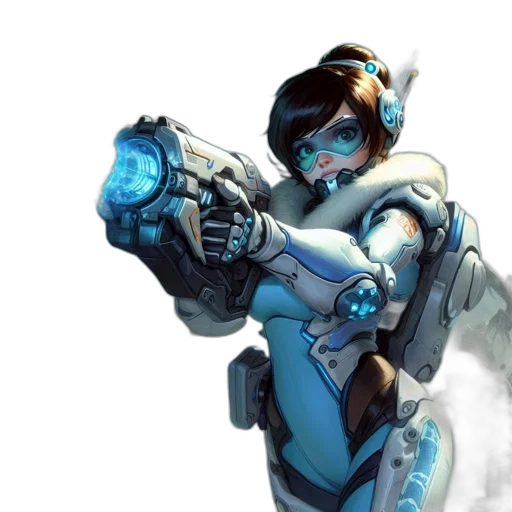 robot, weapon, staff, concept art transparent PNG cut-out