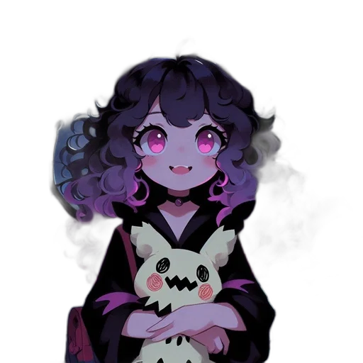 creature, staff, mask, pixel art transparent PNG cut-out