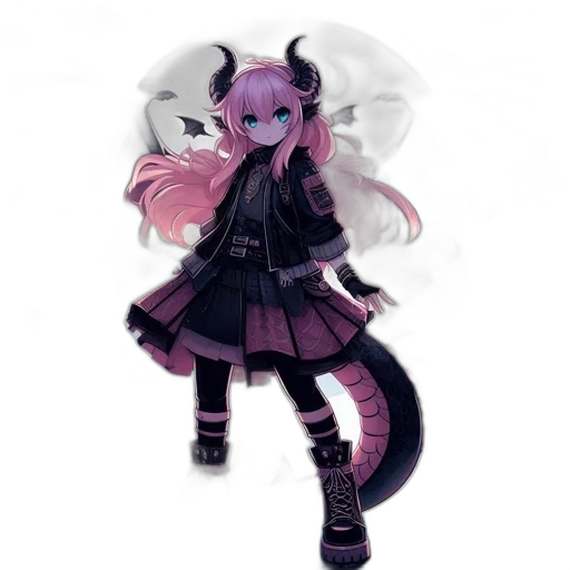 dragon, creature, staff, animal transparent PNG cut-out