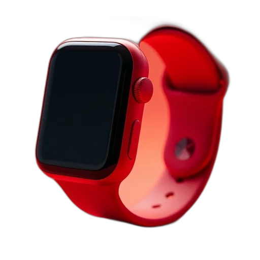 jewelry, robot, 3d render, red transparent PNG cut-out