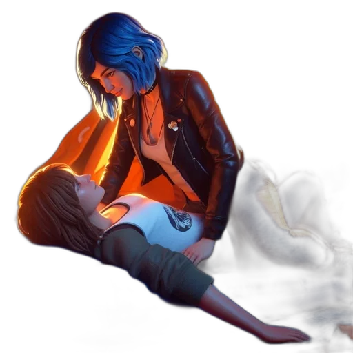 jacket, concept art, comic book art, fantasy art transparent PNG cut-out