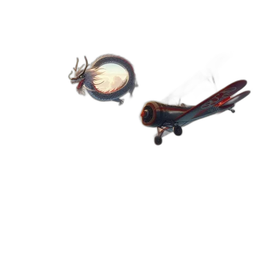 creature, dragon, animal, staff transparent PNG cut-out