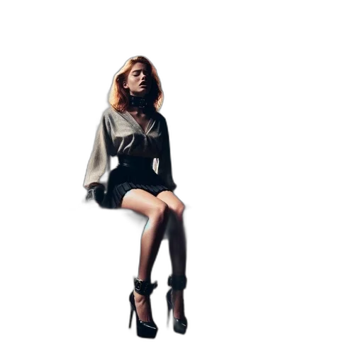 dress, jacket, shoes, jewelry transparent PNG cut-out