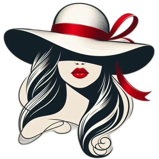 hat, jewelry, staff, cartoon transparent PNG cut-out