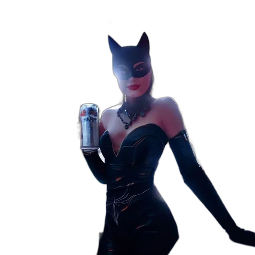 concept art, comic book art, 3d render, woman transparent PNG cut-out